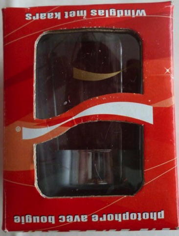 9037R-3 € 2,50 coca cola waxinehouder glas  rood